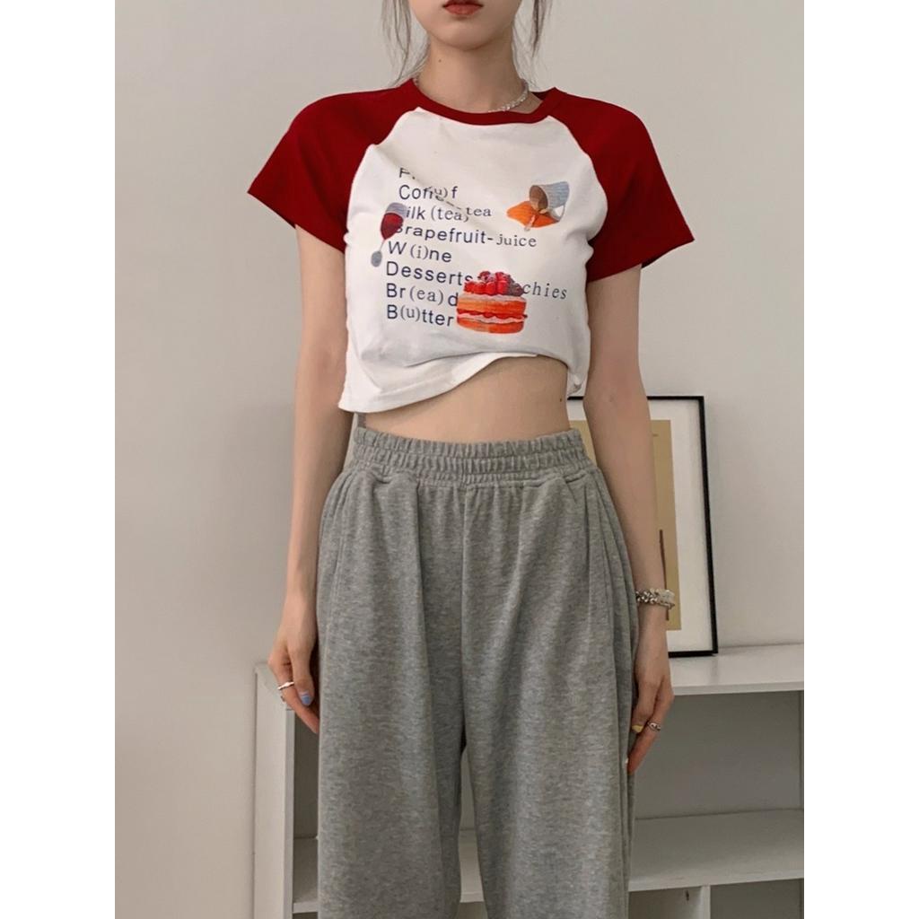 Áo Thun Dáng Ôm Ngắn Tay Thời Trang Cá Tính 61243