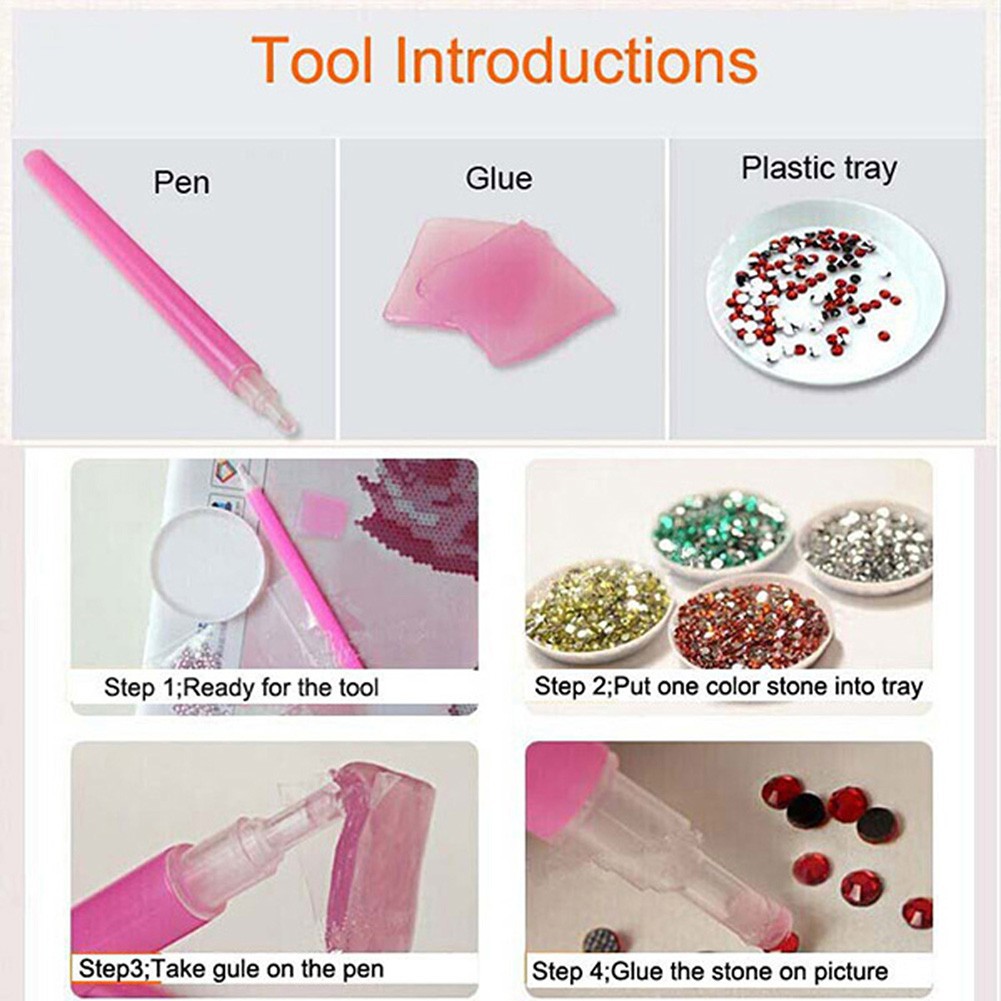 Bộ tranh thêu chữ thập đính đá 5D tự làm vẽ hình Đức Mẹ | BigBuy360 - bigbuy360.vn