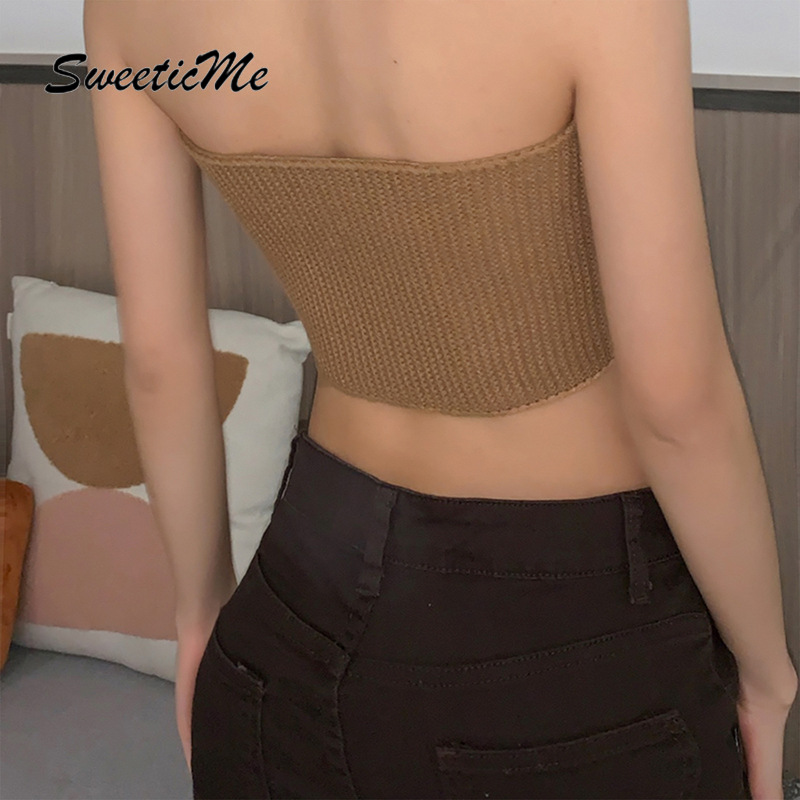 Áo Hai Dây Dệt Kim Mỏng Hở Lưng Xu Hướng Mới Thời Trang Cho Nữ | BigBuy360 - bigbuy360.vn