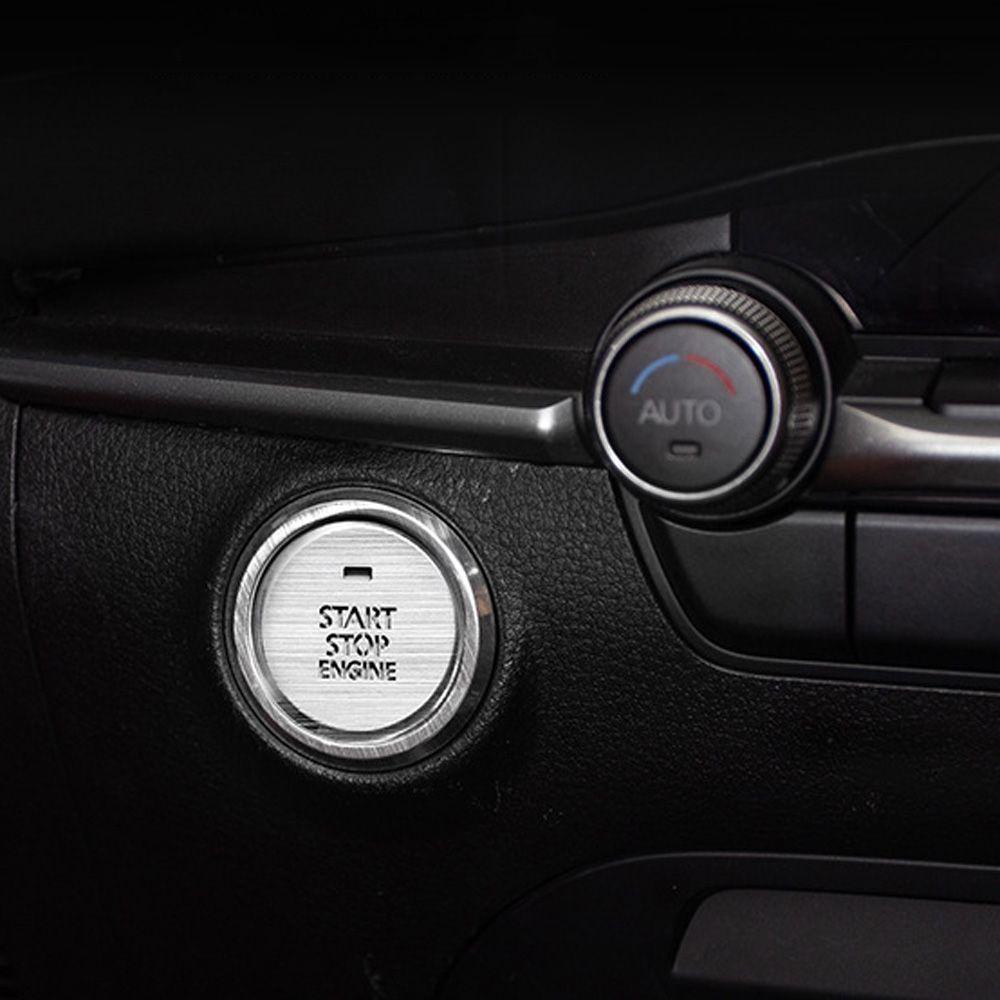 Bộ 2 Nút Tròn Trang Trí Nút Khởi Động Xe Hơi Mazda 3 Axela CX-30