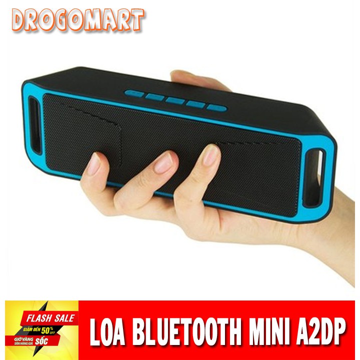 ( FREESHIP 99K ) Loa mini bluetooth cầm tay SC208 Âm thanh chuẩn Stereo A2DP Bảo Hành Chính Hãng 6 tháng 1 đổi 1