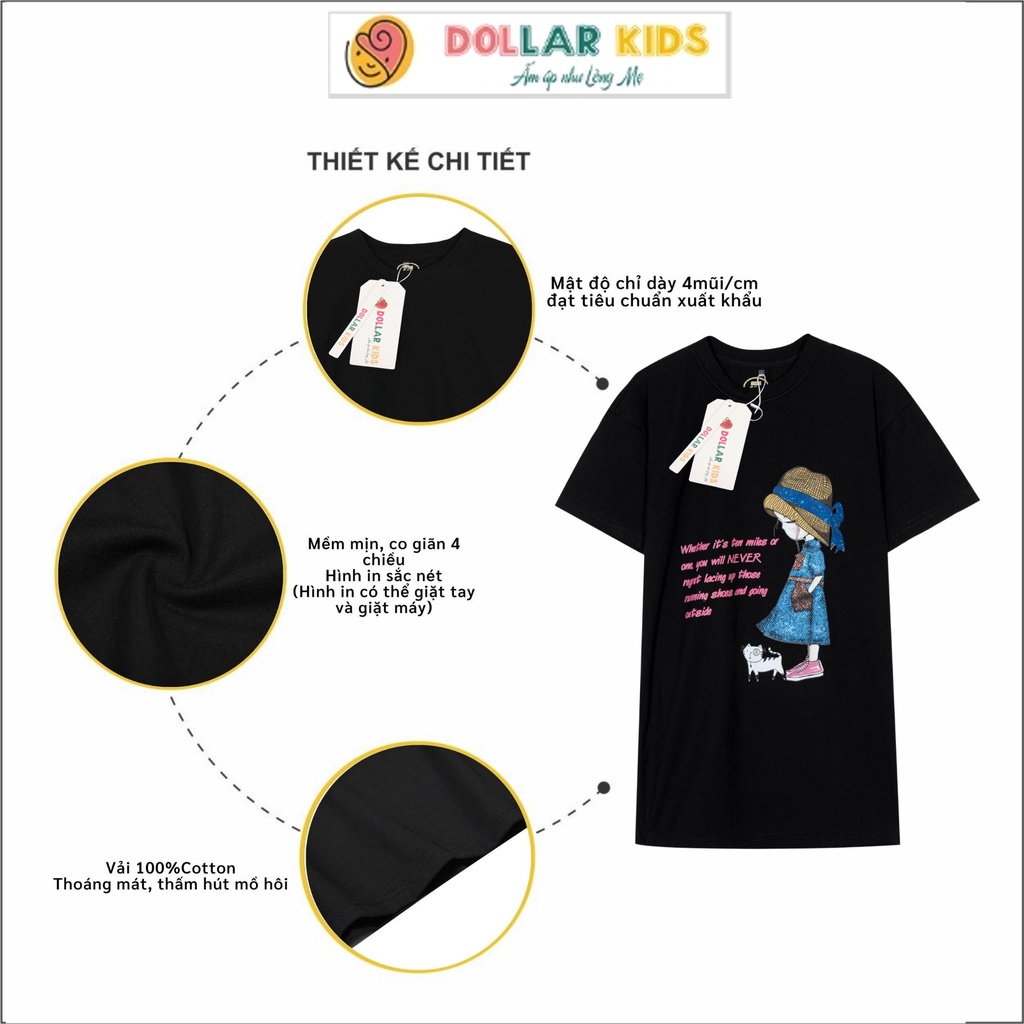 Đầm Cho Bé Gái Dollarkids 100%Cotton Từ 10Kg Đến 46Kg