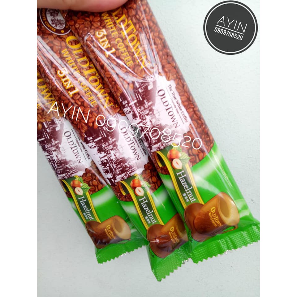 Cà phê trắng Oldtown HAZELNUT Malaysia -  Gói lẻ uống thử | BigBuy360 - bigbuy360.vn