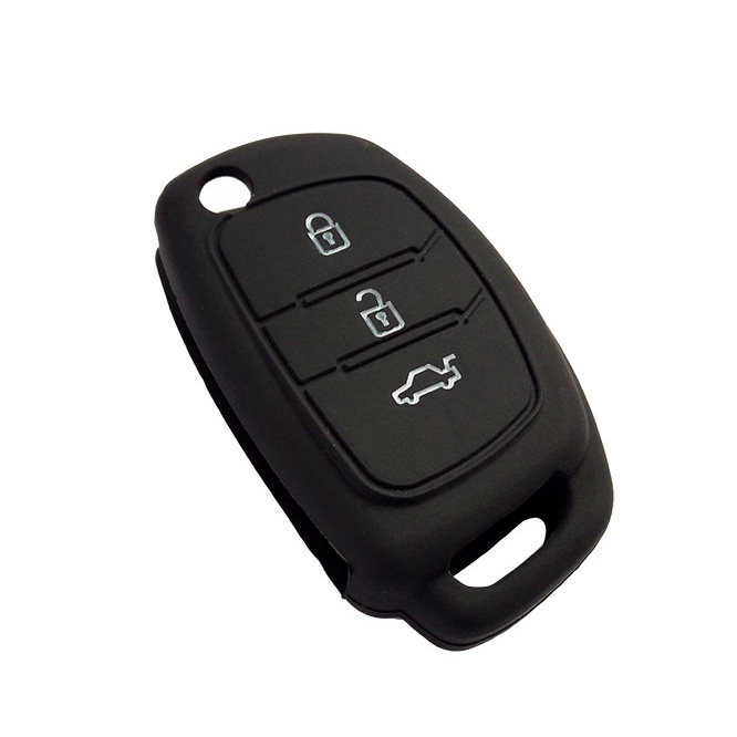 Vỏ Chìa Khóa 3 Nút Cho Hyundai Santa Fe Sonata Elantra Verna Ix35 Solaris Ix45 I10 I30 Giá Đỡ