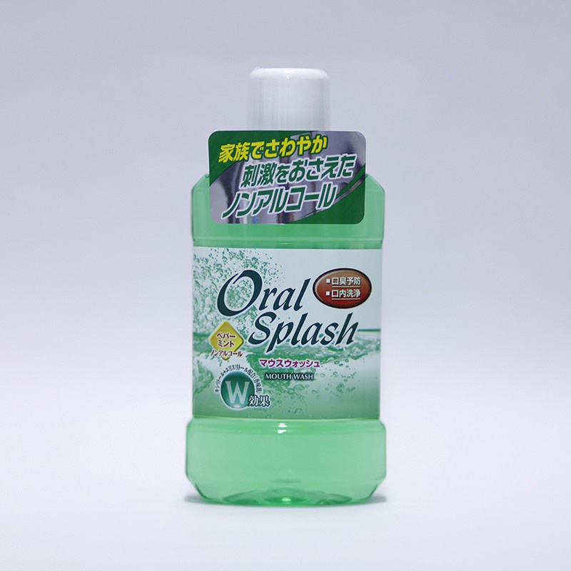 [Hỏa Tốc HN] Nước súc miệng OralSplash hương bạc hà 500ml Nội địa Nhật Bản