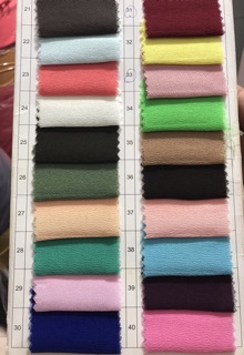 Vải Chiffon dày