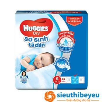 Tã quần/dán/miếng lót sơ sinh Huggies NB(36)/NB1(56+3)/NB2(40)/S(24+1)