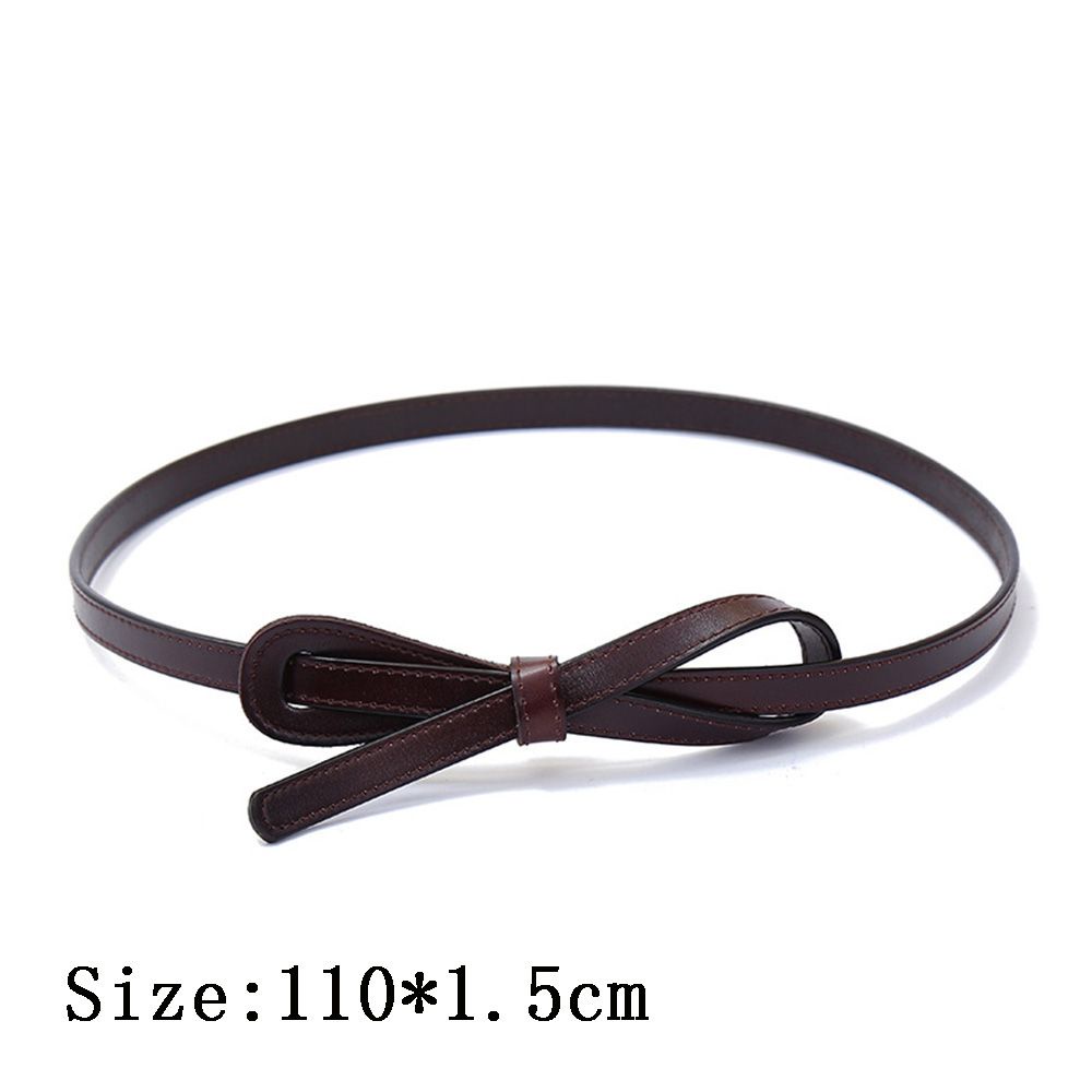 Thắt lưng da pu thắt nơ xinh xắn thời trang mùa đông cho nữ