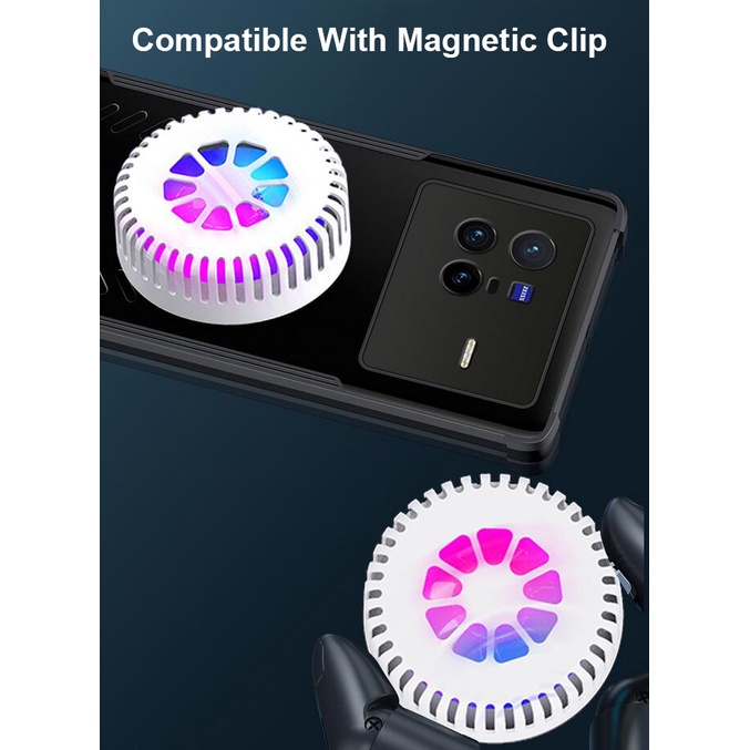 Ốp Điện Thoại Cứng Viền Silicon Mềm Chống Sốc Làm Mát Chơi Game Cho VIVO X80/Pro