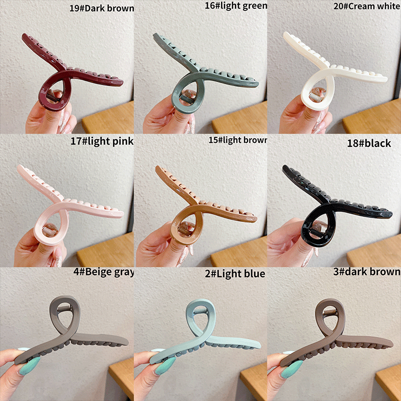 Kẹp Tóc Bằng Nhựa Acrylic Thời Trang Hàn Quốc Độc Đáo Cho Nữ