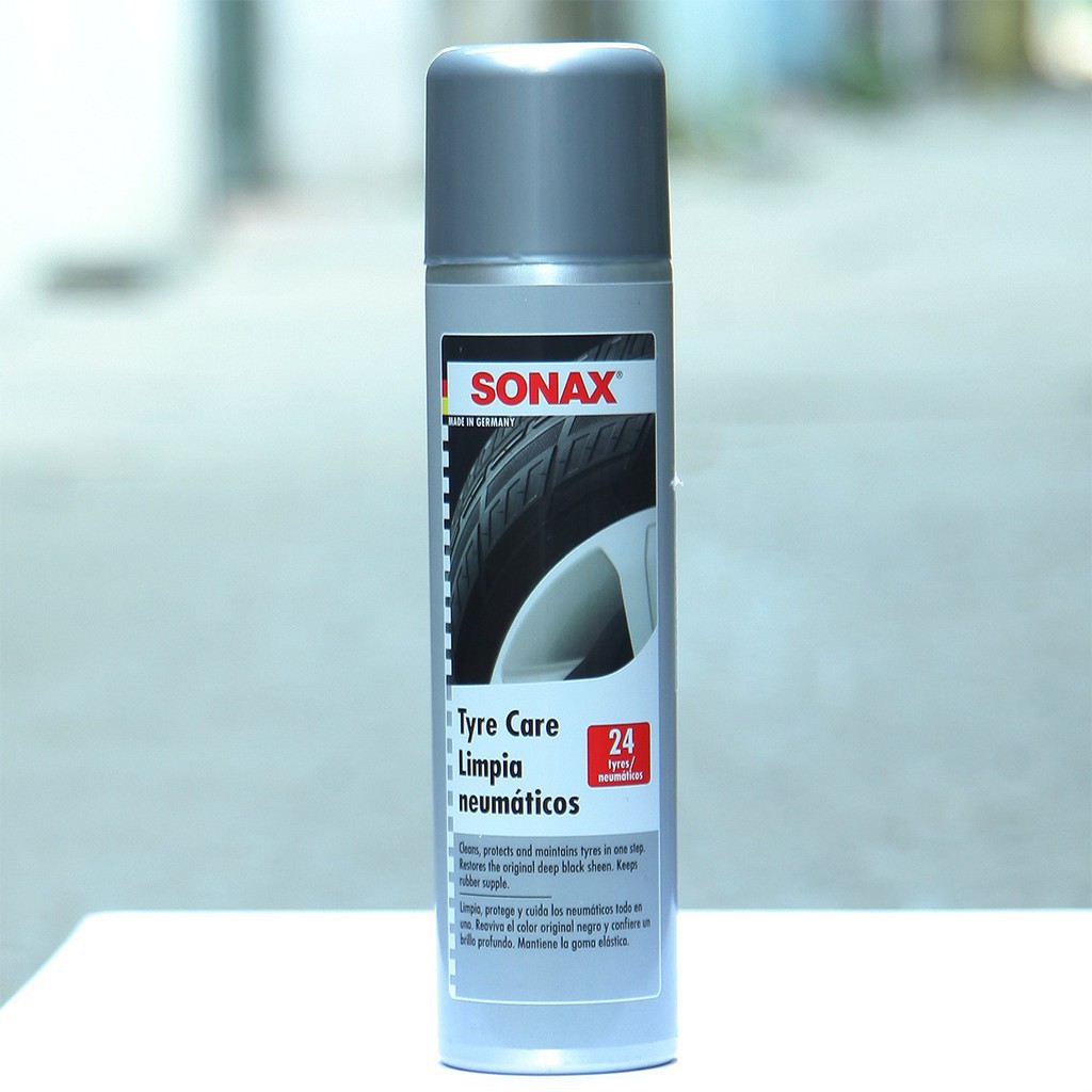 💘FREESHIP💘 Bóng lốp xe ô tô - Nước xịt bóng lốp xe ô tô Sonax Tyre Care 400ml vệ sinh đen bóng dẻo dai lốp - NHẬP ĐỨC