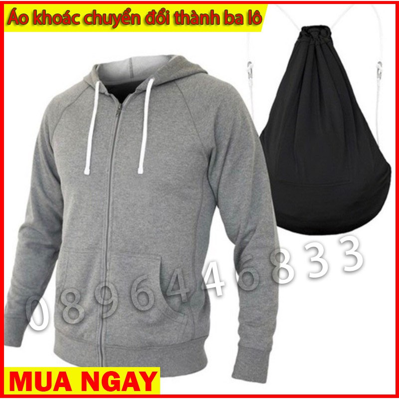 Áo khoác chống nắng chuyển đổi thành ba lô có video