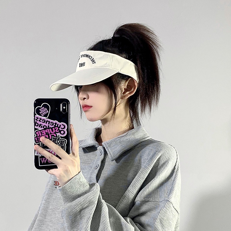 Mũ Lưỡi Trai Thể Thao Chống Nắng Mùa Hè Thoáng Khí Hở Chóp Hợp Thời Trang Cho Nam Và Nữ