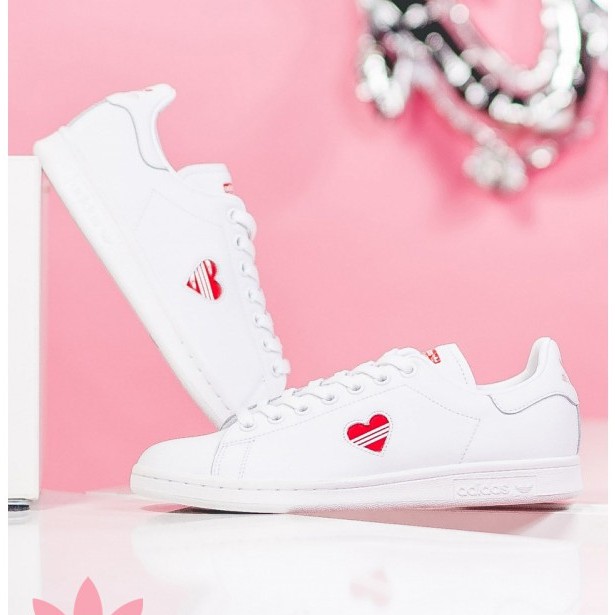 Giày Adidas Stan Smith FREESHIP Adidas Stan Smith Valentine Nữ Chính Hãng -Giày Stan Smith Trái Tim -[FW6227]