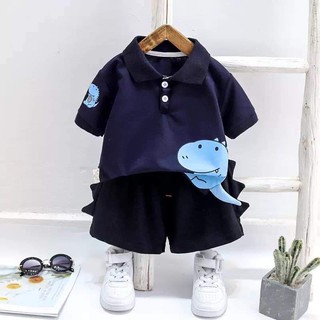 Set bộ polo khủng long cho bé