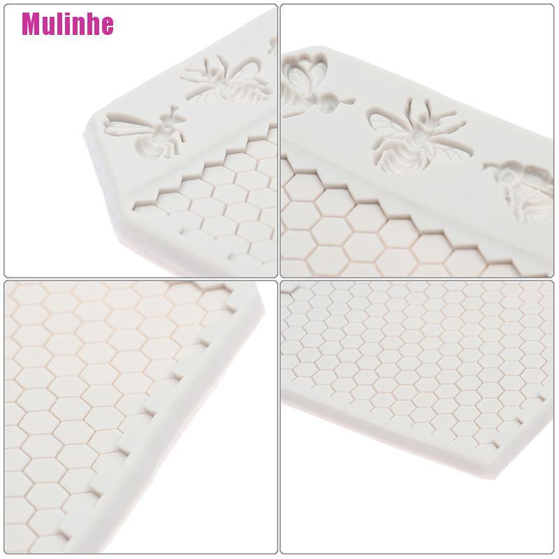 Khuôn Silicone Tạo Hình Tổ Ong Làm Bánh Kẹo Chocolate