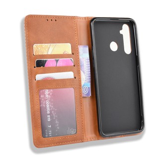 [Hàng mới về] Bao da dạng ví hiệu Leather Luxury dành cho OPPO Realme 5 Pro, Realme Q, Realme 6 Pro