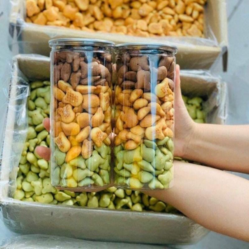 BÁNH GẤU MIX 3 VỊ NHÂN KEM HỦ PET.