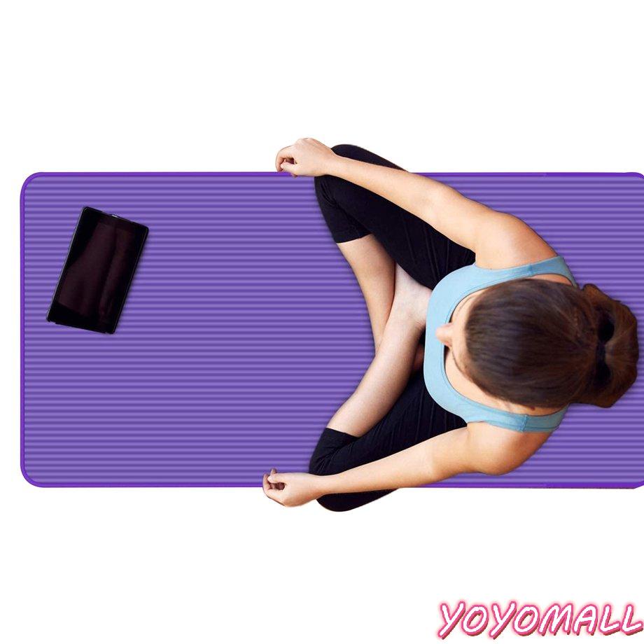 Thảm Tập Yoga Dày 10mm Chống Trượt Thoải Mái