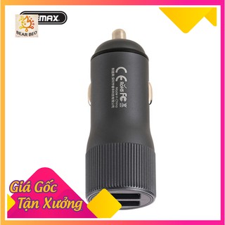 [CHÍNH HÃNG] Củ sạc nhanh 30W 2 cổng trên ô tô Remax RCC221- Hàng chính hãng