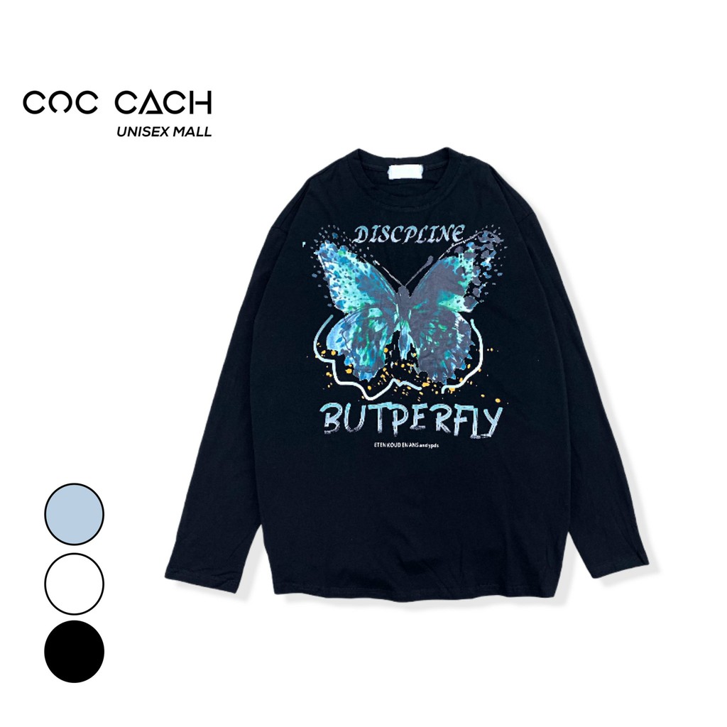 Áo nỉ dài tay nam nữ ADM114 by COC CACH