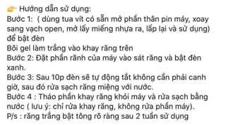 Set trắng răng white glo