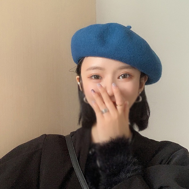 Mũ beret kiểu cổ điển thời trang thu đông dành cho nữ