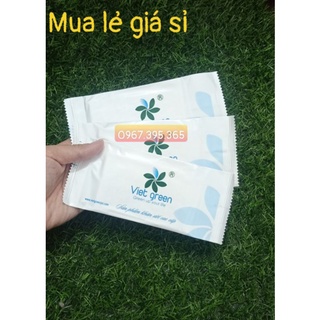 Combo 50 khăn ướt :gem:𝐅𝐑𝐄𝐄𝐒𝐇𝐈𝐏:gem:vải không dệt, không hóa chất tiện lợi
