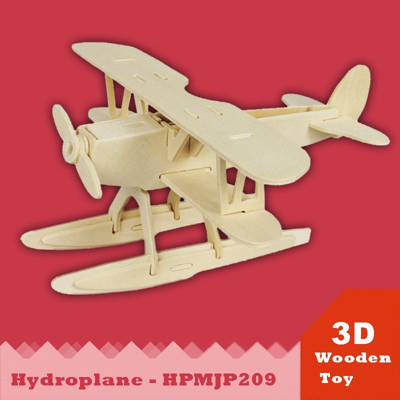Đồ chơi xếp hình đầu máy xe lửa 3D Puzzle Wooden HPM5302