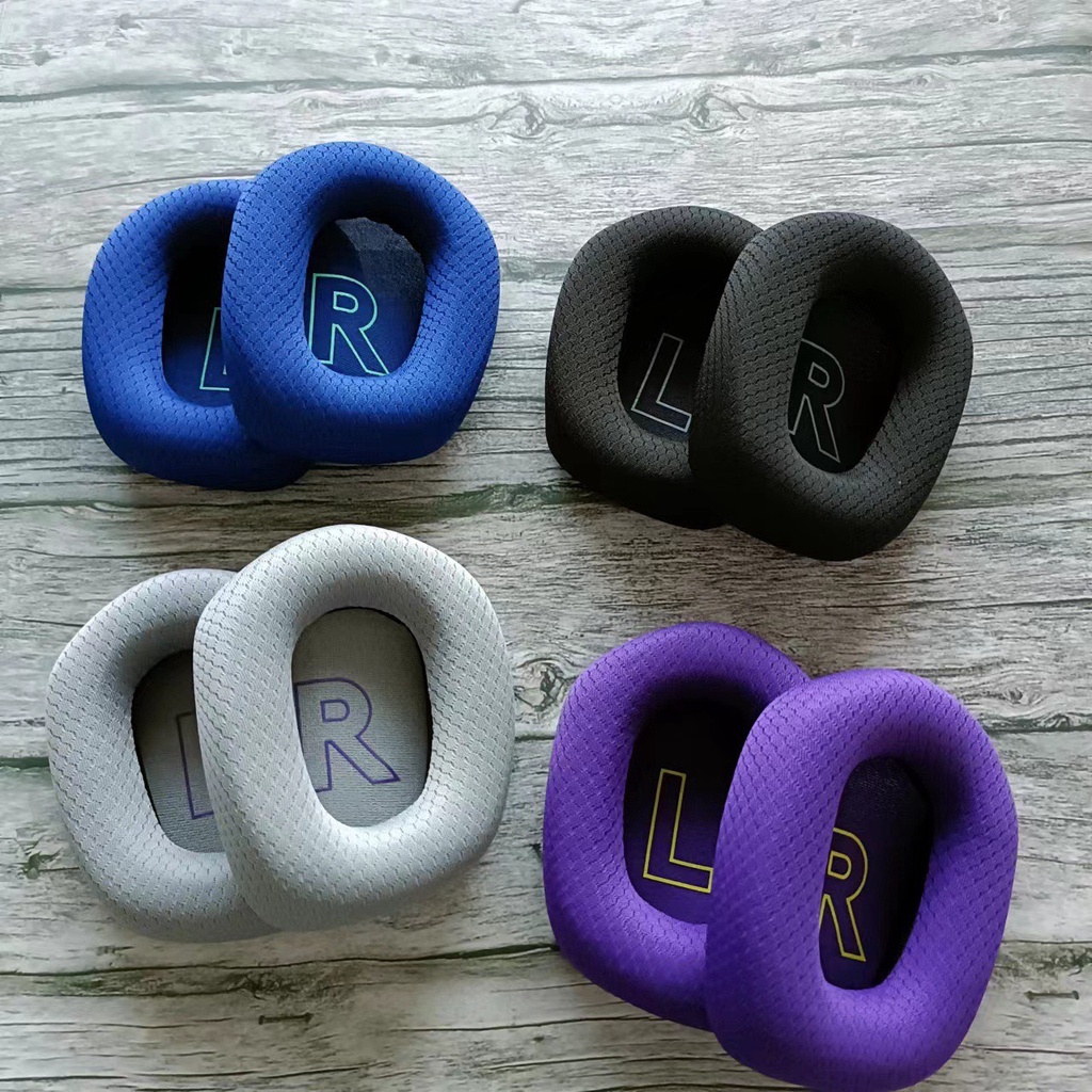 Ốp tai nghe Logitech G733 chất liệu mềm mại, thoáng, không bị bí, cách âm loại đẹp