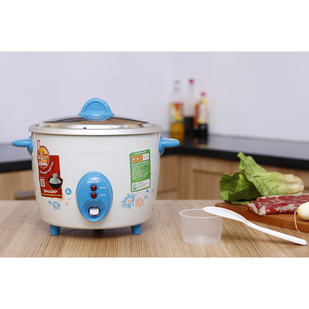 Nồi cơm điện Sharp 1.5 lít KSH-D15V (màu ngẫu nhiên)