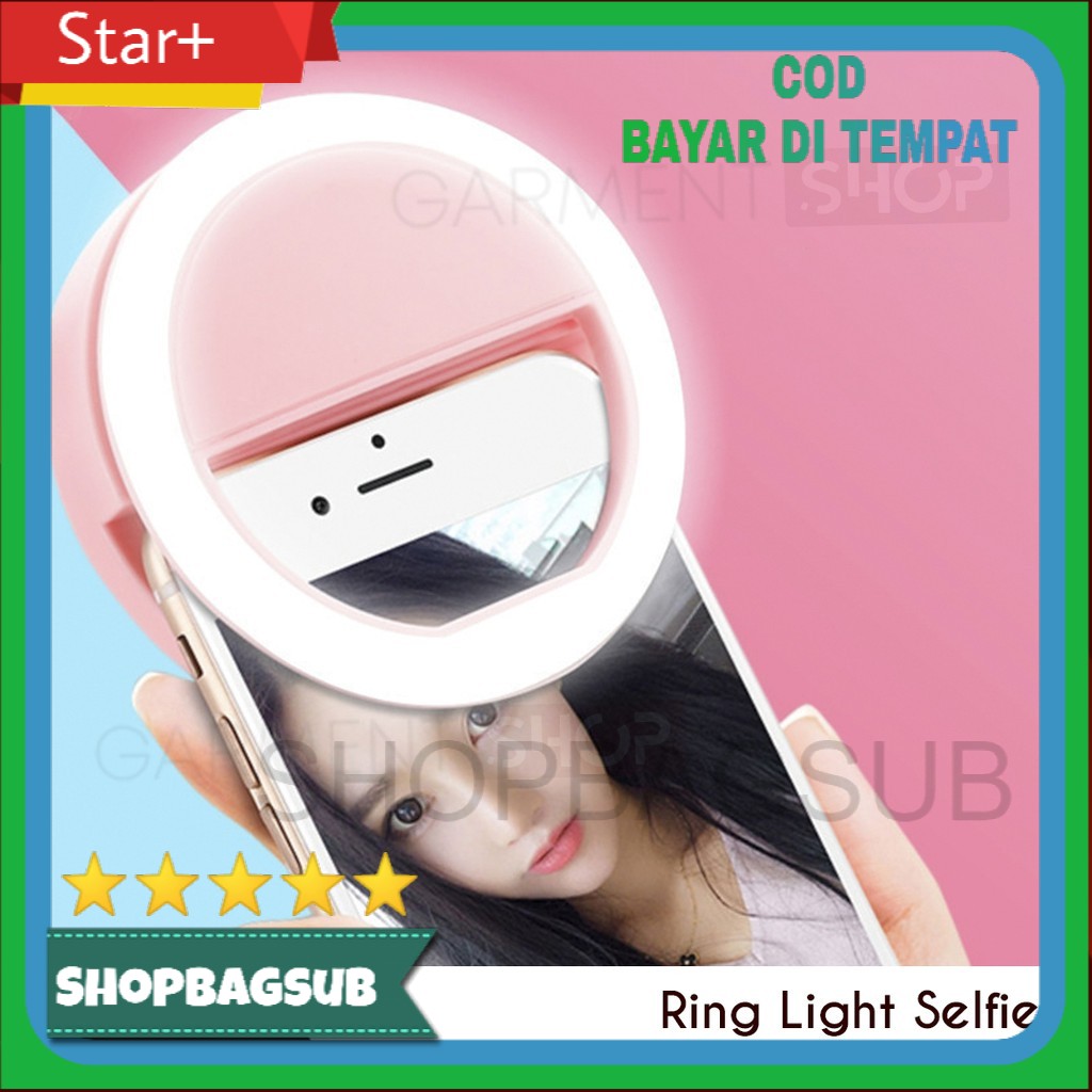 Vòng Đèn Led Mini Hỗ Trợ Chụp Ảnh Selfie Cho Điện Thoại