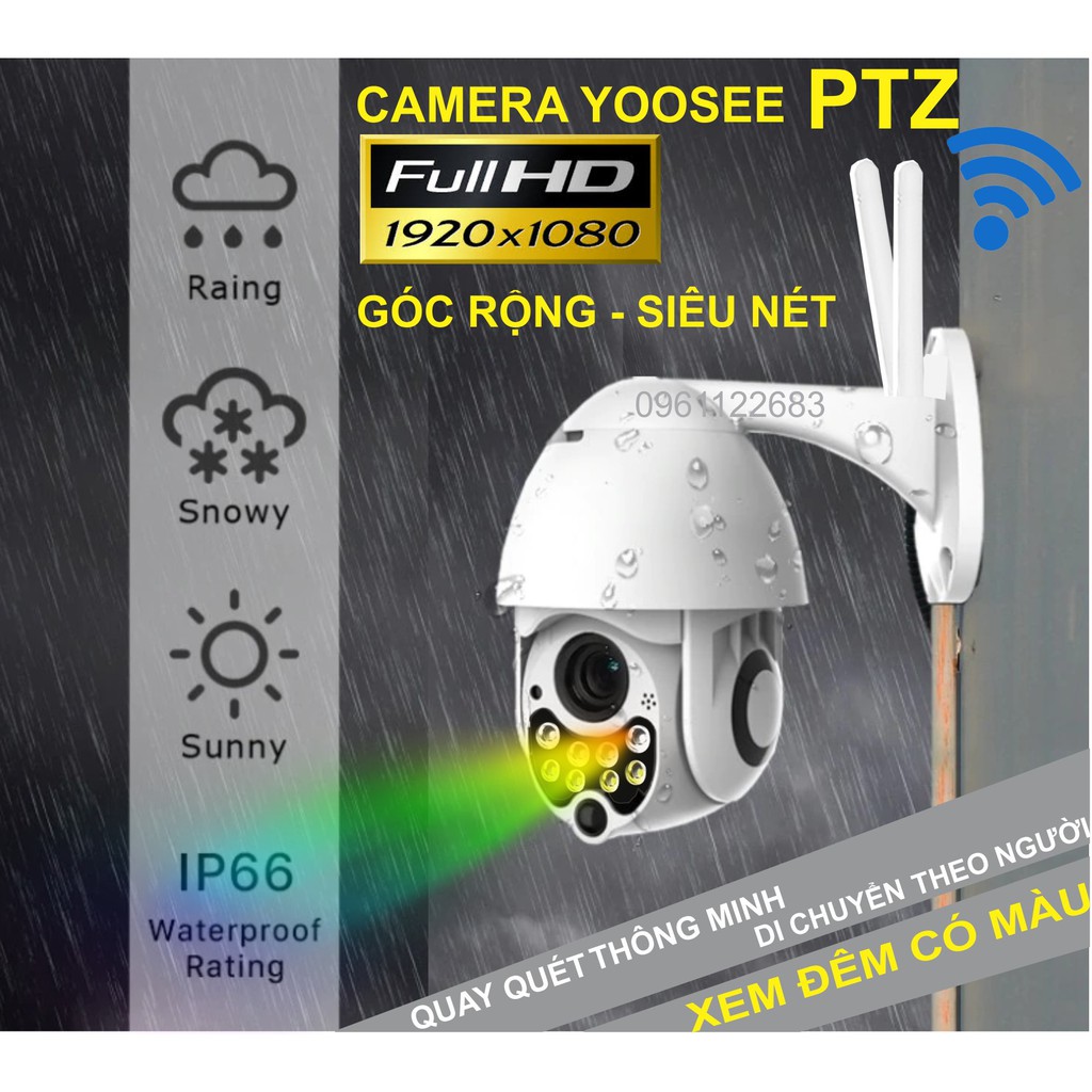 Camera IP YooSee Xoay 360 độ PTZ - Cao cấp Full HD | BigBuy360 - bigbuy360.vn