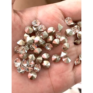 Đá khối nail đáy nhọn, đá khối 6mm