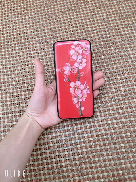 Ốp lưng Hoa đào Hồng sam sung J6 (2018)