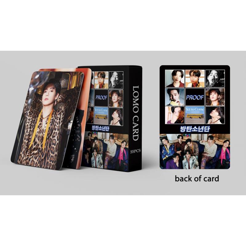 Hộp 55 Ảnh LOMO Card Nhóm Nhạc BTS 2022