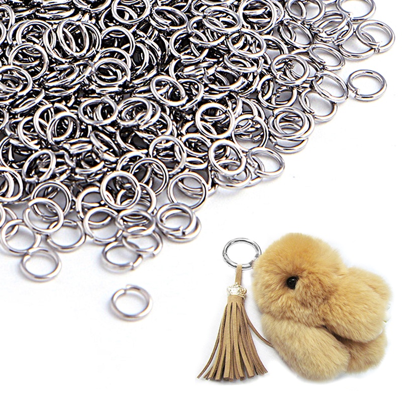 Set 500 Vòng Bạc 4mm Làm Trang Sức