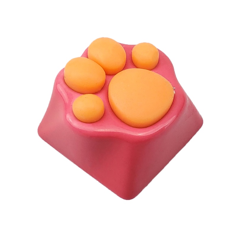 Nút Bàn Phím Bằng Silica Hình Chân Mèo Hoạt Hình Thay Thế Cho Cherry MX Switches Kitty
