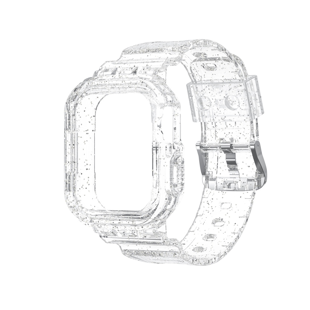Dây Đeo Thay Thế Bằng Tpu Chuyên Dụng Cho iWatch 7/6/SE/5/4/3 41mm Dài 45mm Clory Cursion7