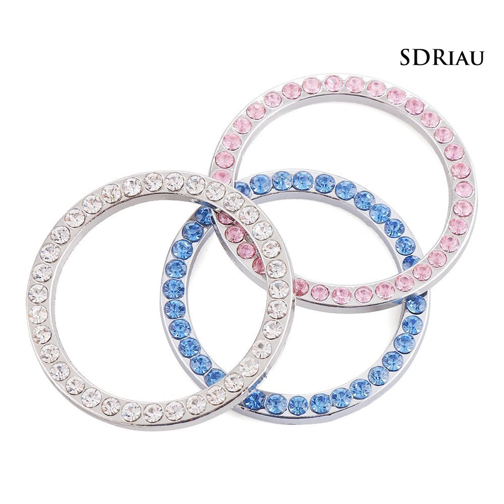 Vòng trang trí đính đá cho nút khởi động xe hơi