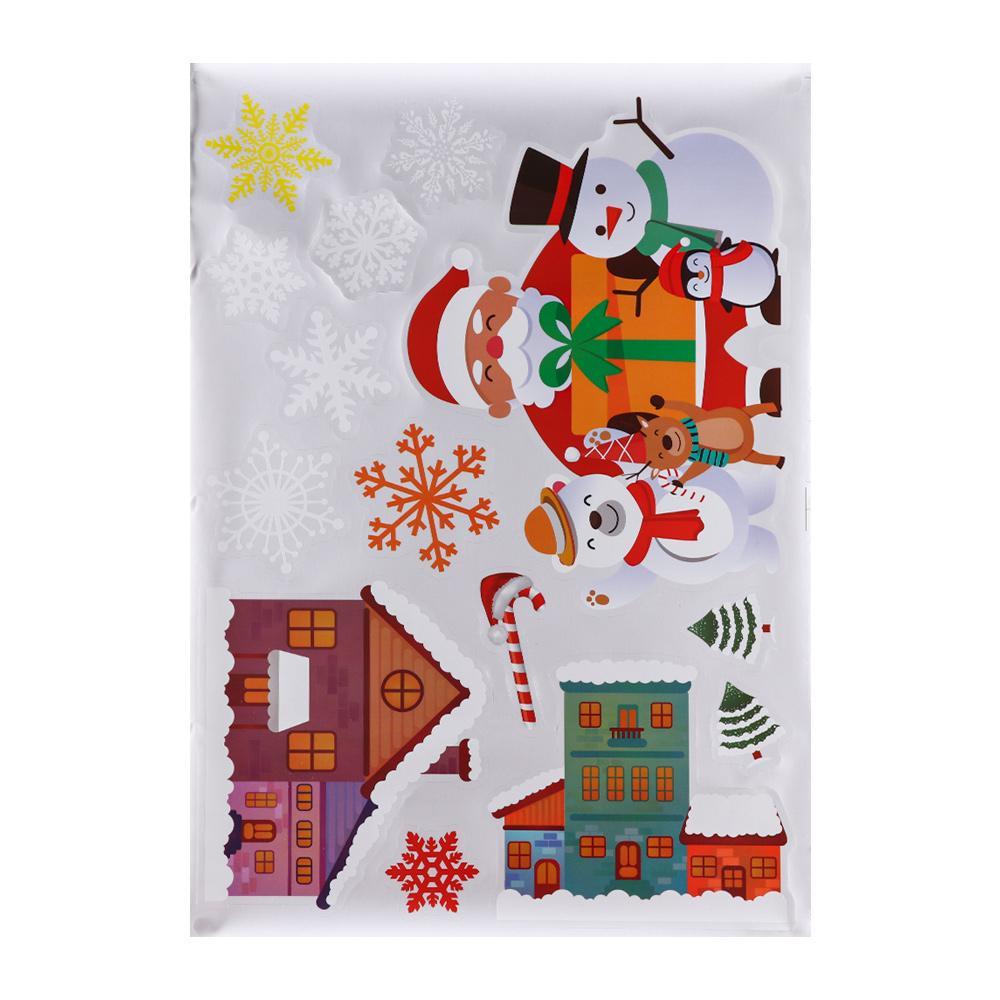 Sticker Dán Cửa Sổ Trang Trí Giáng Sinh DIY