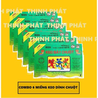 Combo 6 Miếng Keo Dính Chuột Siêu Dính