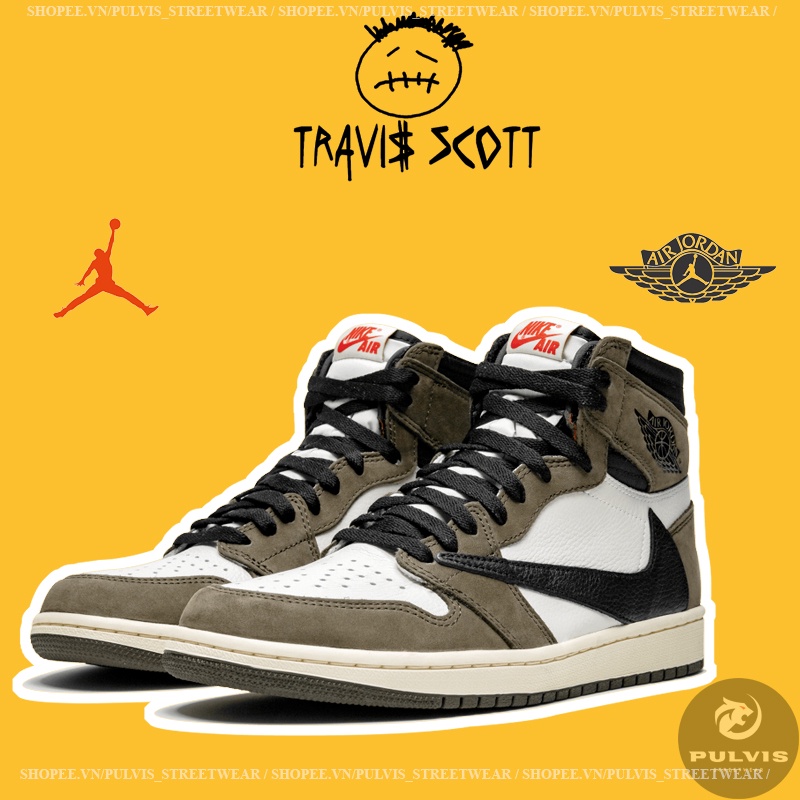 ⚡️[Mirror Quality] - Giày Air Jordan 1 Retro High x Travis Scott ''Cactus Jack''