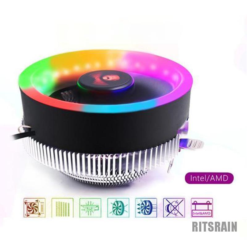 Quạt Tản Nhiệt Có Đèn Led Cho Cpu Intel 3pin