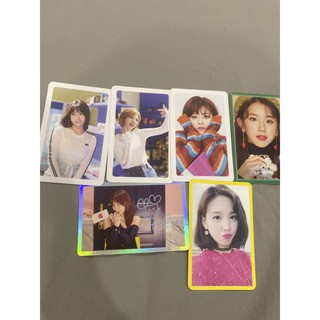 Hình ảnh (card) nhóm nhạc TWICE K-POP Merry&Happy Knock Knock Heart Shaker Signal Nayeon Jeongyeon Momo Chaeyoung