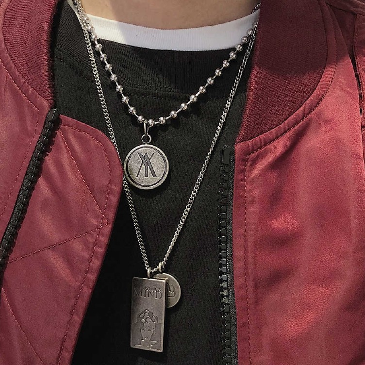 Vòng Cổ Chuỗi Hạt Tròn 13033s Phong Cách Hip Hop Cho Nam Và Nữ