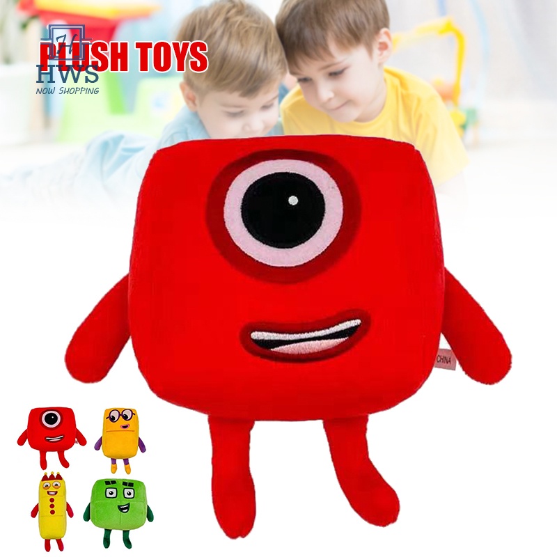 《Numberblocks》 Đồ Chơi Mềm Mại Lâu Trôi Hình Hoạt Họa Dễ Thương Cho Trẻ Em