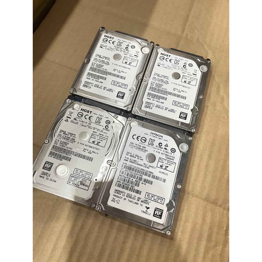 HDD Laptop / Ổ Cứng Laptop 2.5' 250gb - 500gb – 750gb – 1tb