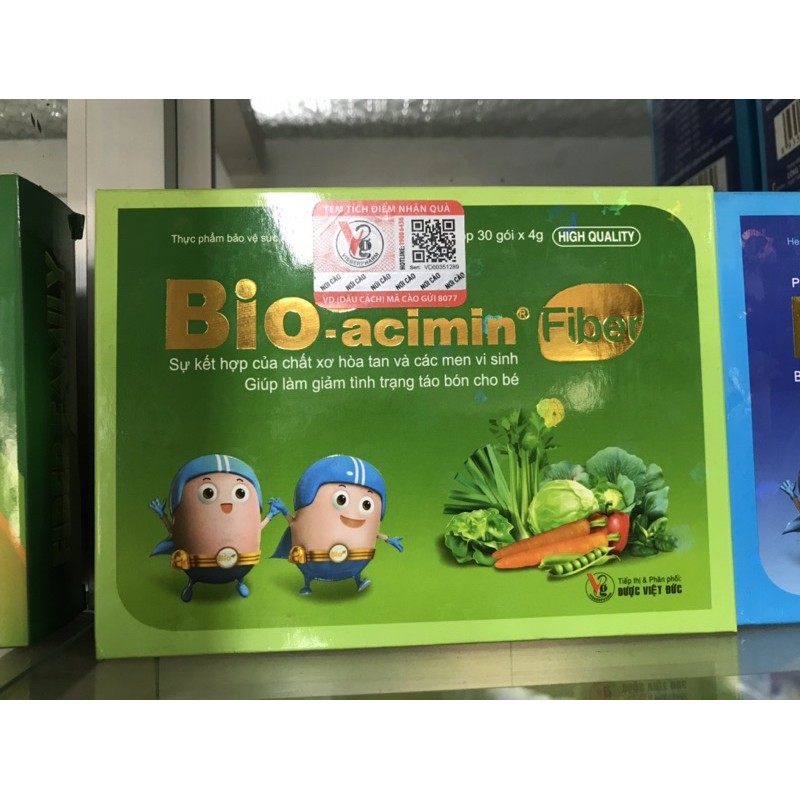 Bio Acimin Fiber giải pháp chống táo bón cho trẻ