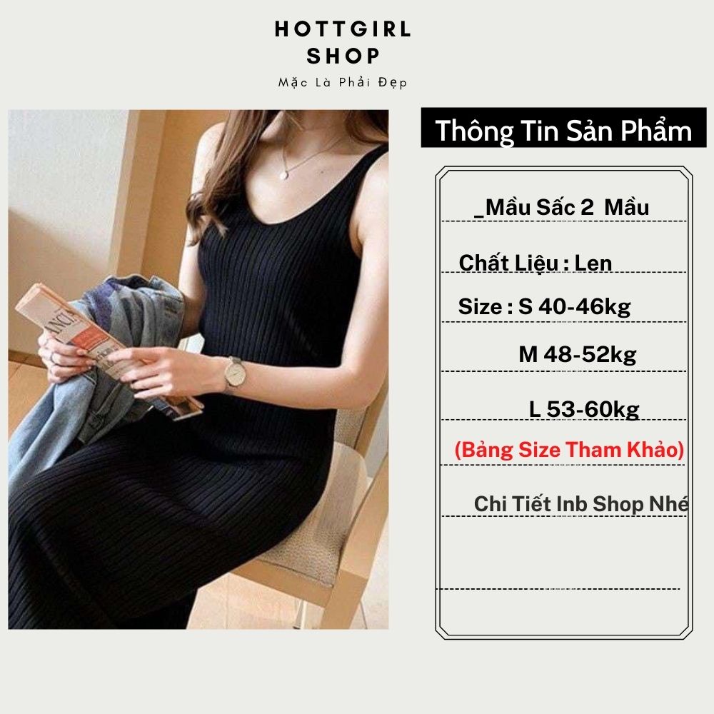 Váy len 2 dây body Quảng Châu,chất co dãn freesize từ 40-60kg,hàng cao cấp mới nhất 2021 của Hottgirl Secret | BigBuy360 - bigbuy360.vn